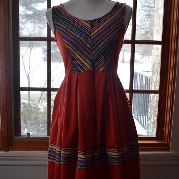 retro syle skater dress - Picture 3 of 8